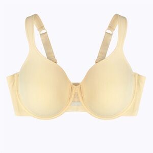 UnderOutFit Lightly-Lined Full Coverage Underwire Bra 36D Style 1235 Beige NWT
